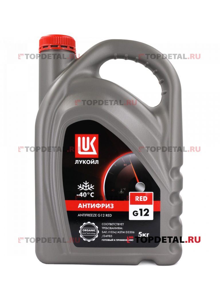 Жидкость охлаждающая "Антифриз" ЛУКОЙЛ G12 5 кг