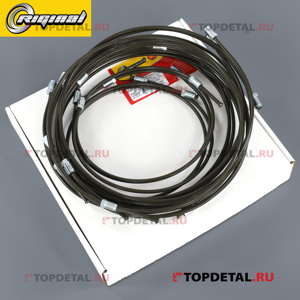 Трубки тормозные для а/м Lada Largus без АБС, ДВС К4М омедн. с полим. покр.(кт10шт.) Riginal Трубки тормозные для а/м Lada Largus без АБС, ДВС К4М омедн. с полим. покр.(кт10шт.) Riginal