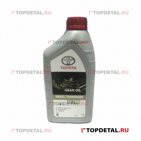 УЦЕНКА TOYOTA 08885-81001 Масло трансмиссионное TOYOTA 1л GETRIEBEOIL LV 75w GL4 (Не товарный вид)