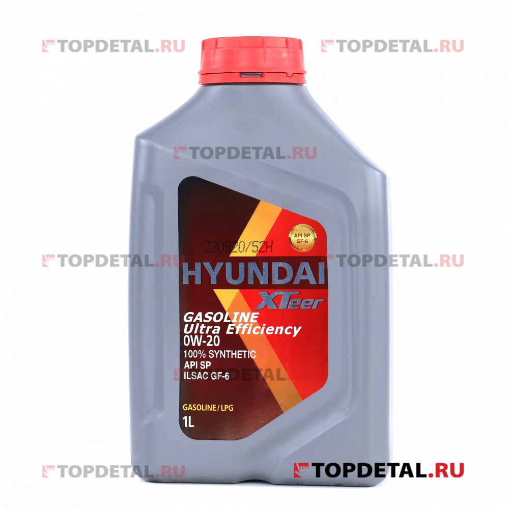 Масло HYUNDAI Xteer моторное 0W20 G800 SP 1 л (синтетика)