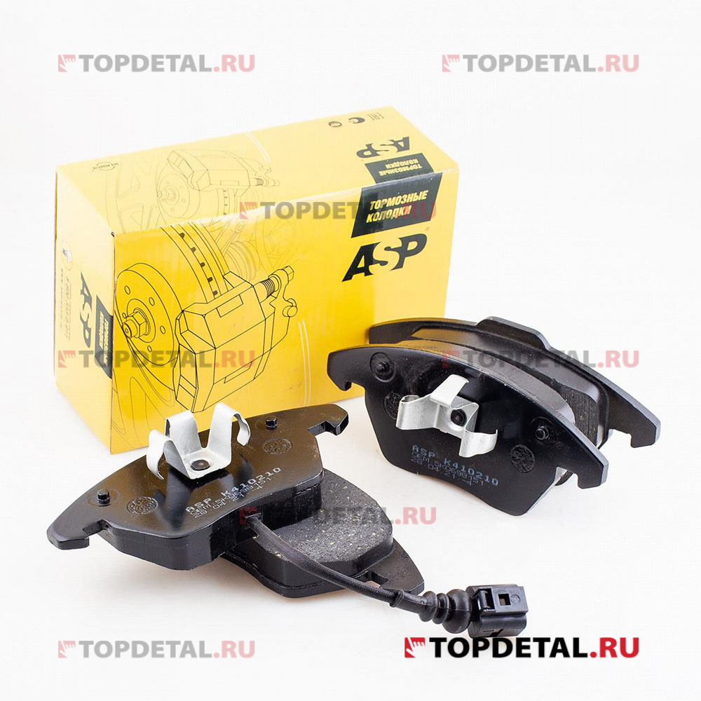 Колодка тормозная передняя (кт.4шт.) Audi, Volkswagen, Seat, Skoda ASP  MENSAN K410210 купить в интернет-магазине Topdetal.ru