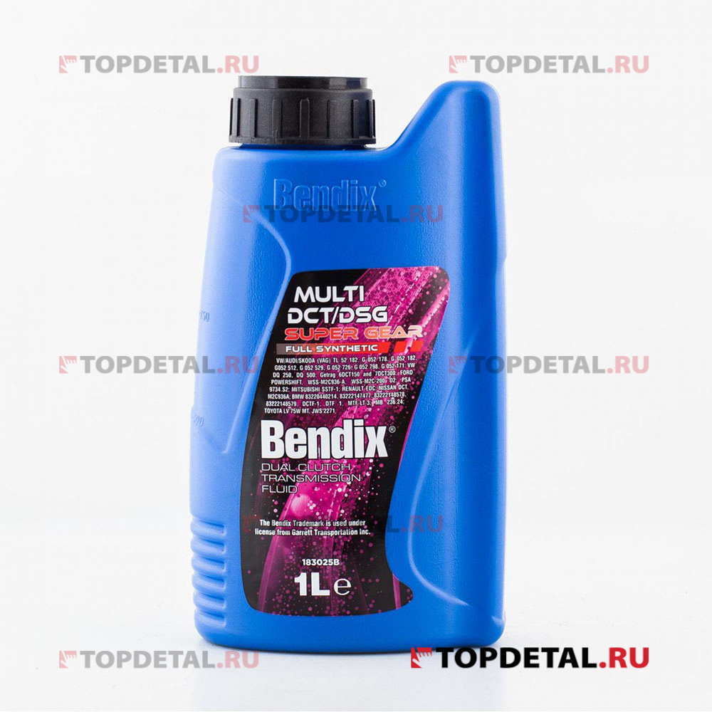 Масло BENDIX трансмиссионное SUPER GEAR MULTI DCT/DSG 1л (синтетика)