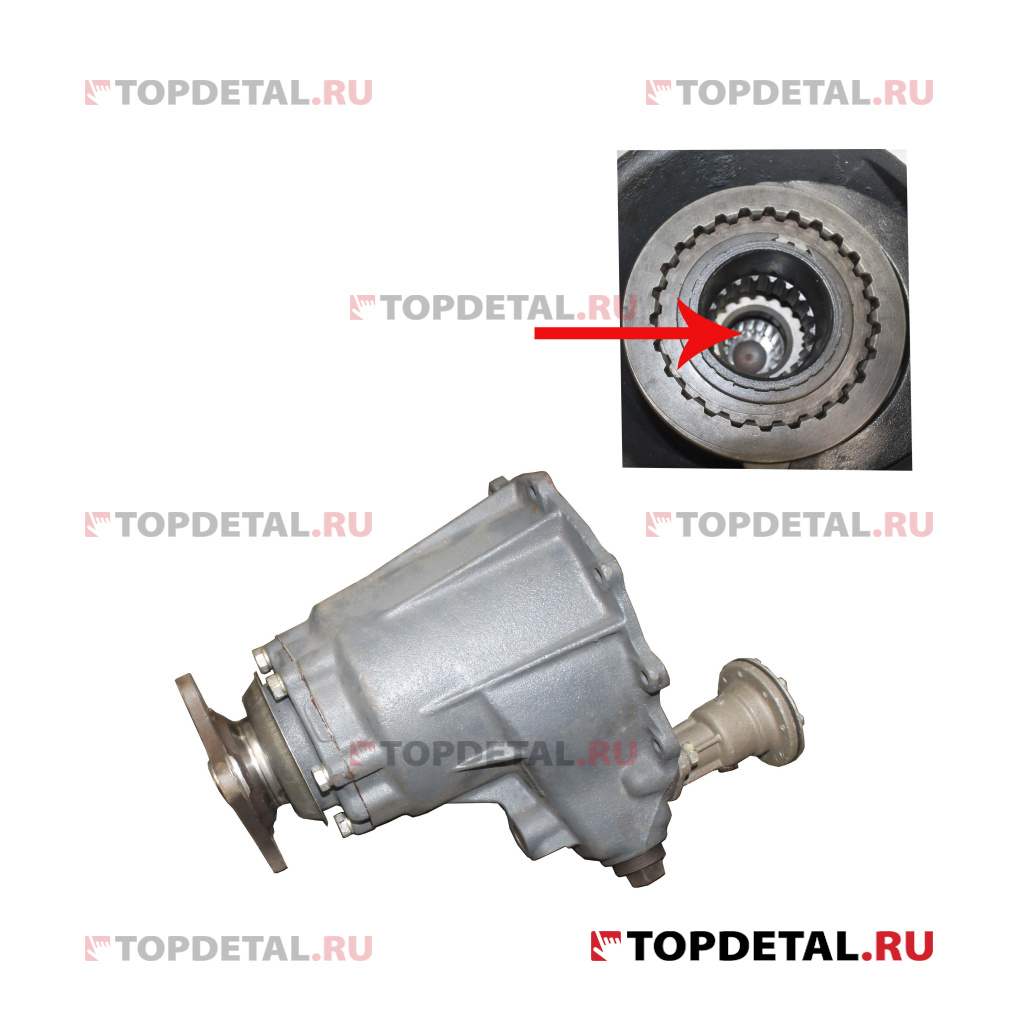 УЦЕНКА NO NAME 5320-2506010-0039 Дифференциал КАМАЗ межосевой (износ шлицевой шестерни)