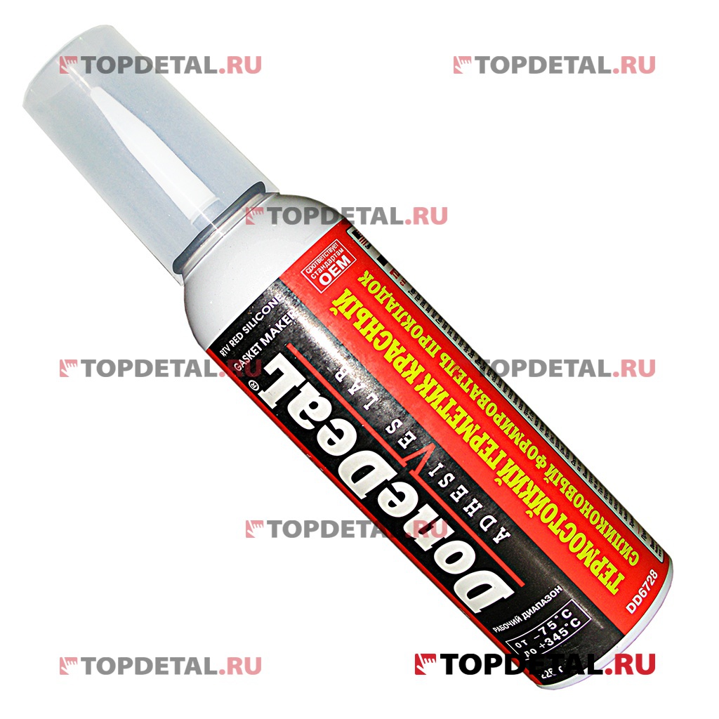 Герметик - прокладка силиконовый красный термостойкий Done Deal 226 г