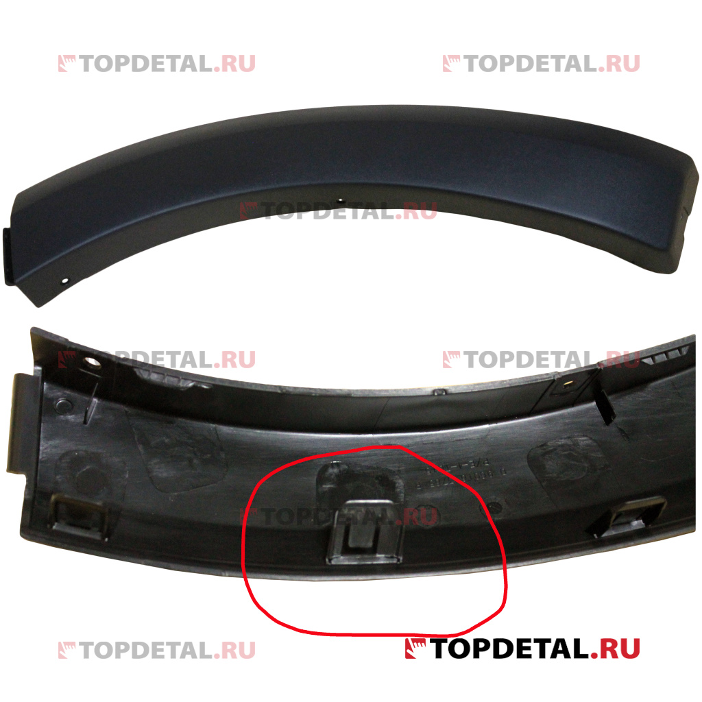 УЦЕНКА Накладка переднего бампера правая RENAULT SANDERO (2014>) (сломано крепление)