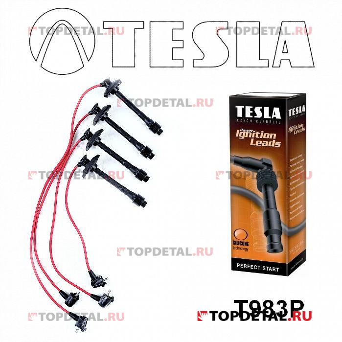 Провода ВВ кт. TOYOTA Camry, Carina E, Celica, RAV 4 двиг-2,0, 2,2 (T983P) TESLA