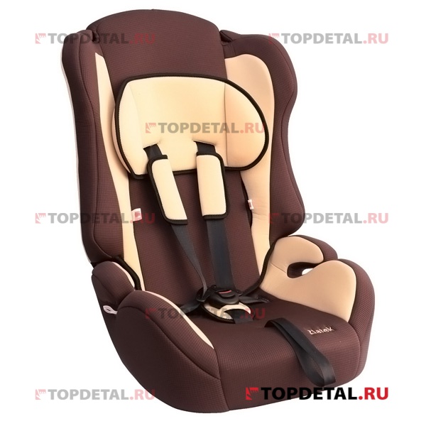Кресло детское (от  9 до 36 кг) до 12 лет ZLATEK ATLANTIC (коричневый)