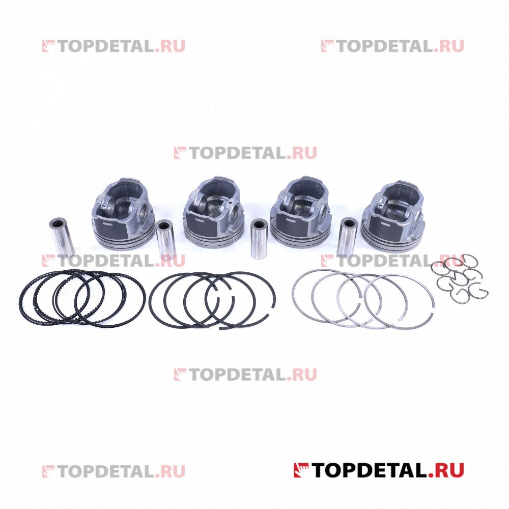 Поршневая группа кт. (4 шт.) 96,5 с кольцами дв.А274 EvoTech группа D(Эксперт) Кострома