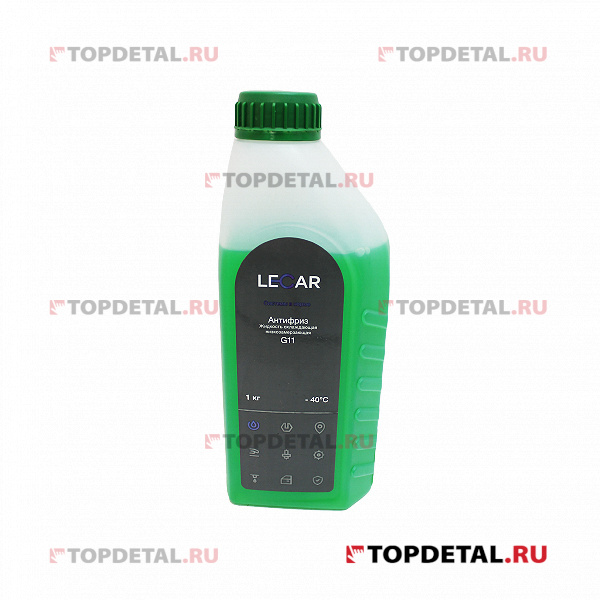 Жидкость охлаждающая "Антифриз" LECAR G11 (зеленый), 1 кг., канистра