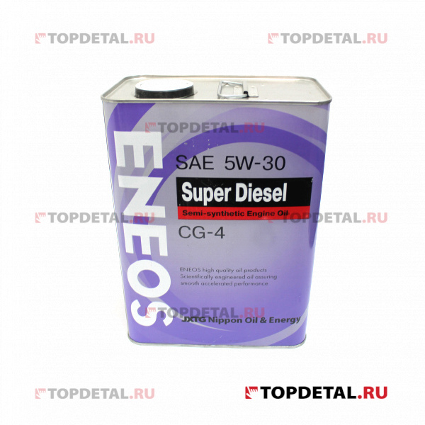 Масло ENEOS моторное 5w30 Super Diesel CG-4 4 л (полусинтетика)