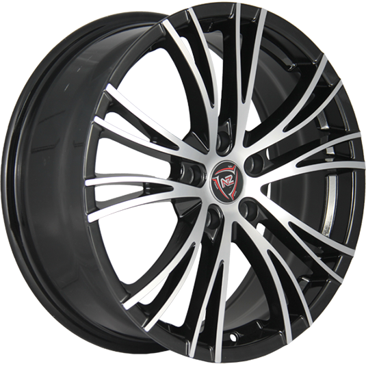 Диск колеса NZ F-53 6x15/4x100 ET48 D54.1 BKF (литой)