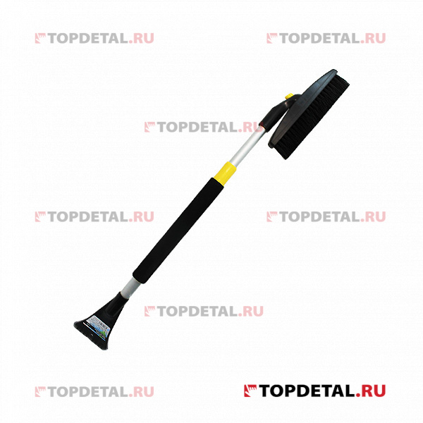 Щетка-скребок для снега 87 см Sapfire поворотная с телескопической ручкой 