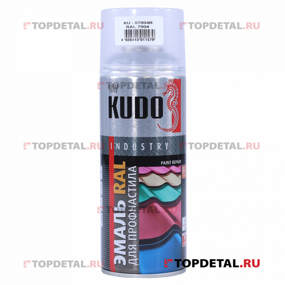 Эмаль для металлочерепицы RAL 7004 серый KUDO