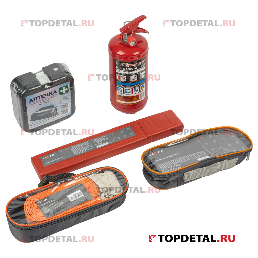 Набор автомобилиста LECAR WINTER STANDARD (состав аптечки с 01.01.2021)