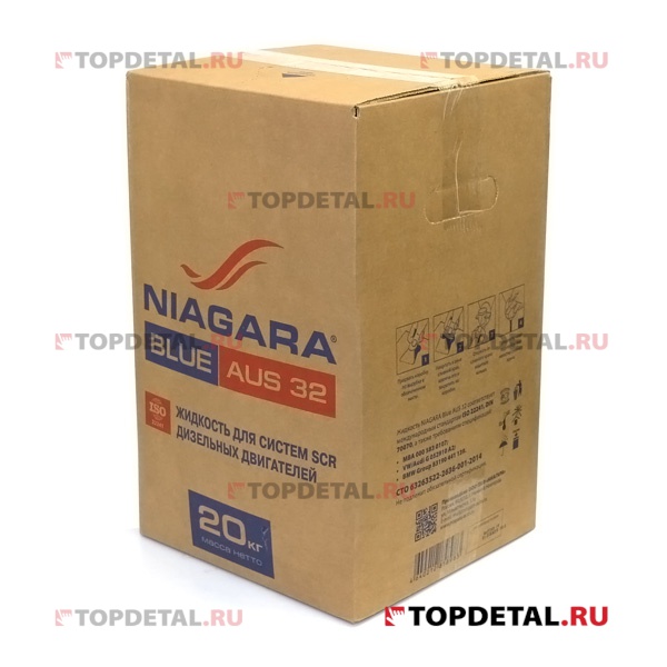 Жидкость Ниагара 20 кг. Bag-in-Box (водный раствор мочевины) а/м ЕВРО-4,5,6