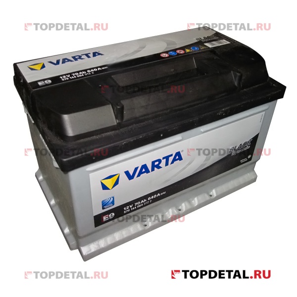 Аккумулятор 6СТ-70 VARTA Black Dynamic о.п. пуск.ток 640 А (278х175х175) клеммы евро