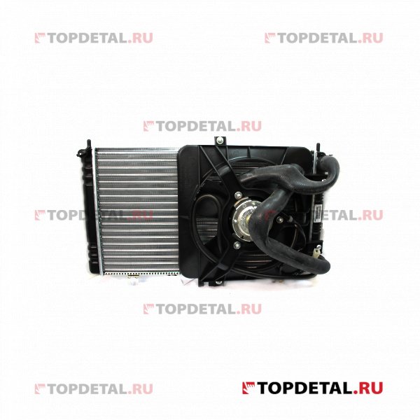 Радиатор охлаждения ВАЗ-2170 (21) с электровентилятором, трубопроводами