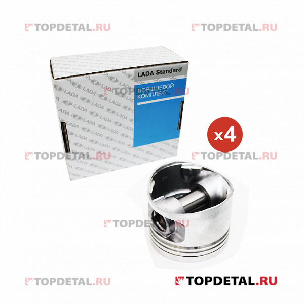 Поршневая группа кт. (4 шт.) 82,0 ВАЗ-21213 группа С (LADA STANDARD)