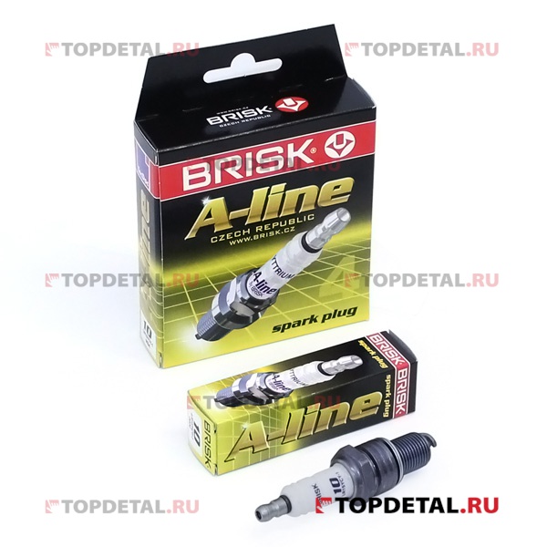 Свеча Brisk A-Line 13 ВАЗ-2108-12 SUPER-R (инж. 8 кл. мед.эл., резистор, к-т 4шт.) LR15YCY-1