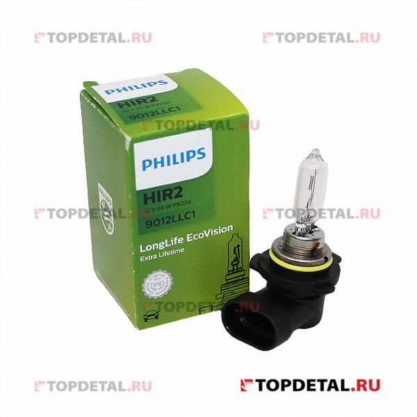 Лампа галогенная HIR2 12В- 55W (PX22d) (Philips)