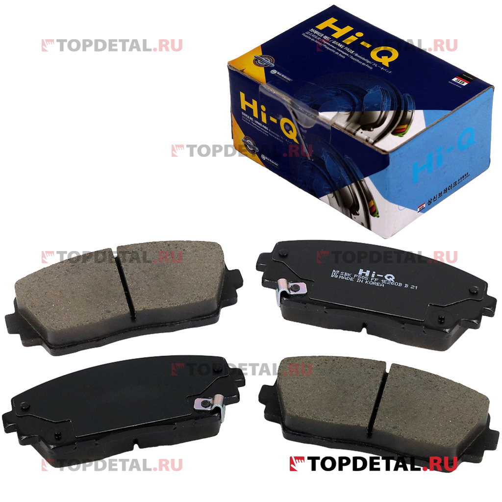 Колодка тормозная передняя (кт. 4 шт) Kia Picanto 1.0-1.2 11> SP1405SNS_[581011YA30] !
