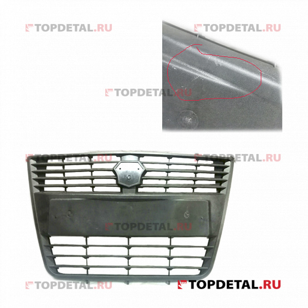 УЦЕНКА Решетка облицовки радиатора Г-3302 (Бизнес) Технопласт (Царапины)