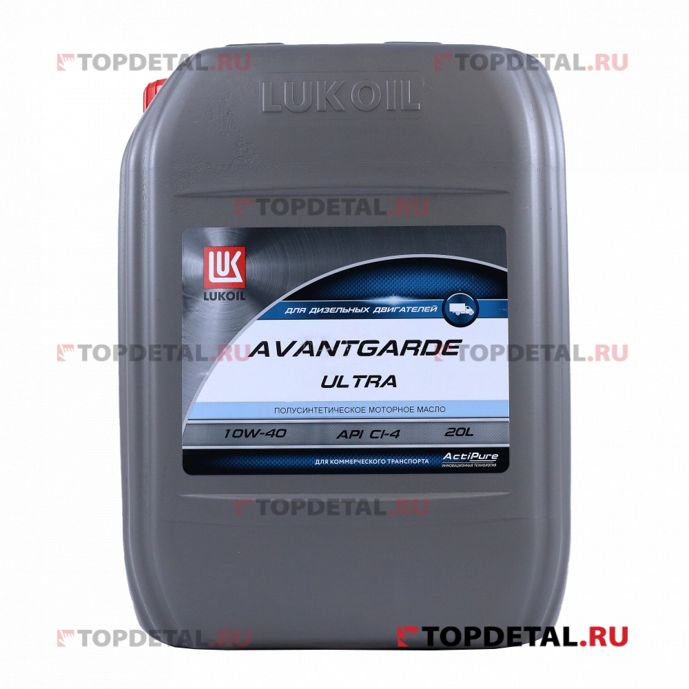 Масло ЛУКОЙЛ моторное 10W40 Авангард Ультра (Дизель) (CI-4/SL) к. 19 л. (полусинтетика)