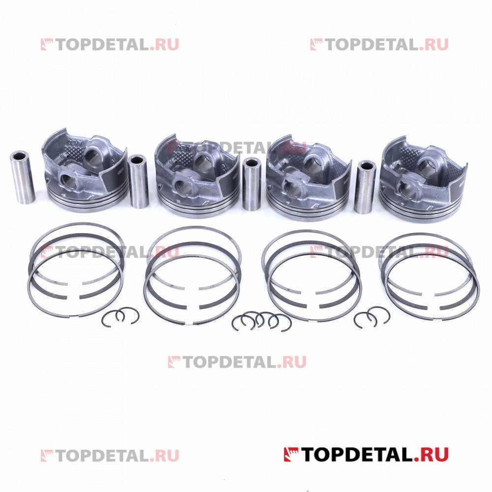 Поршневая группа кт. (4 шт.) 82,5 с кольцами ВАЗ-21126 группа А(Эксперт) Кострома