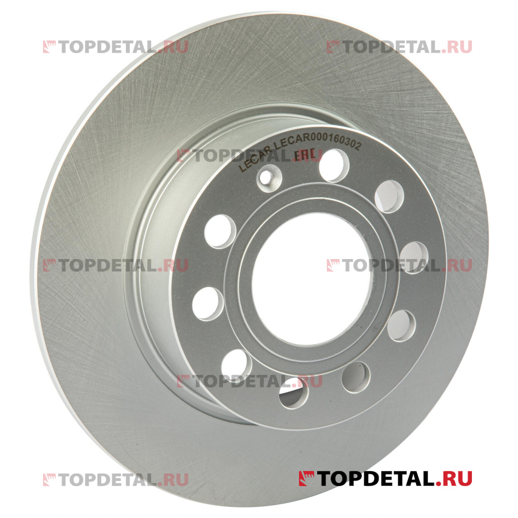 Диск заднего тормоза Skoda Octavia A5 (диаметр 253 мм, для тормозной системы 1KD)