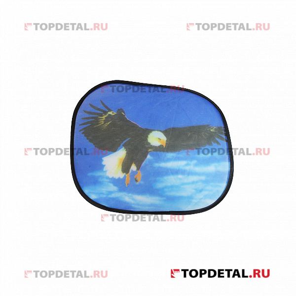 Шторка солнцезащитная на боковое стекло (к-т 2 шт) "Орел" (44х36 см)
