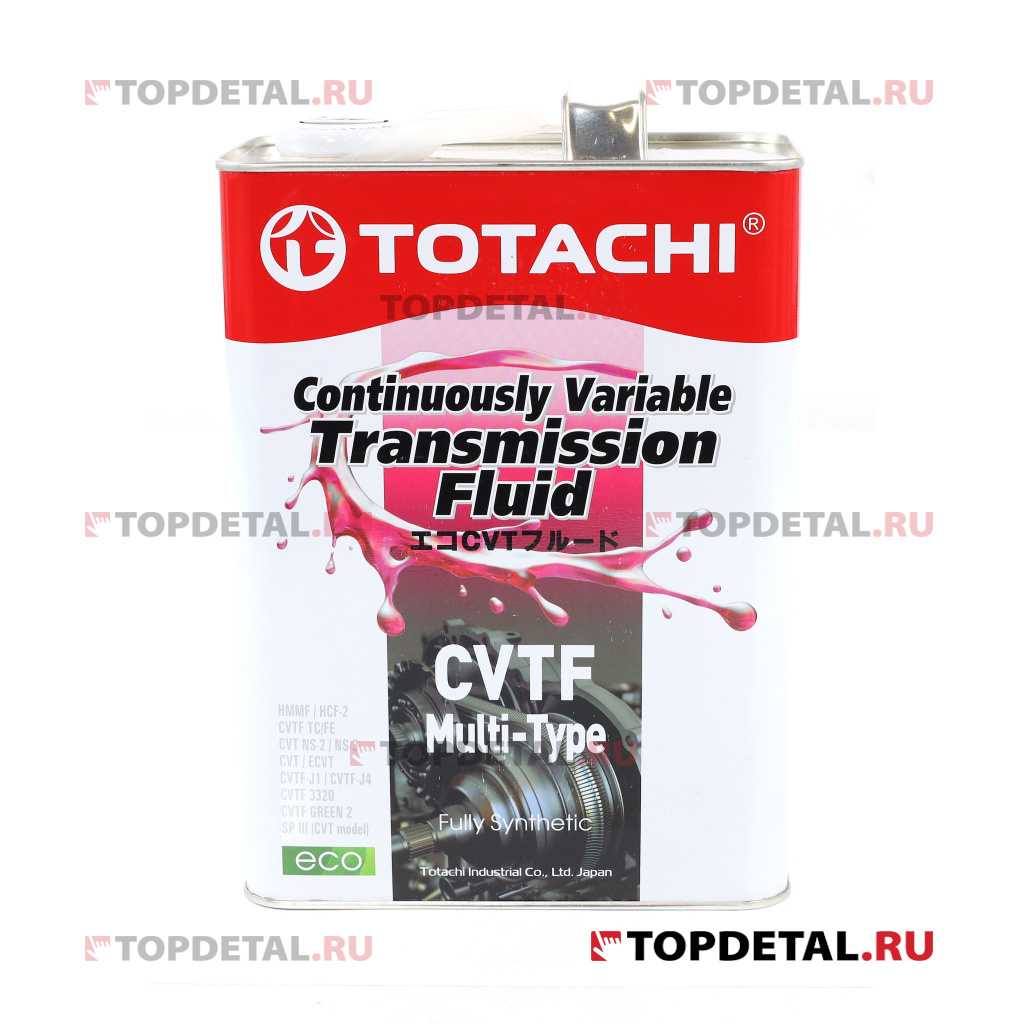 Масло TOTACHI трансмиссионное ATF CVT (для вариаторов) MULTI-TYPE 4л (синтетика)