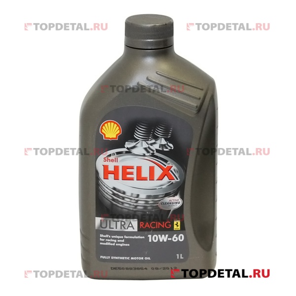 Масло Shell моторное 10W60 Helix Ultra Racing A3/B3, A3/B4, SN/CF 1 л (синтетика)