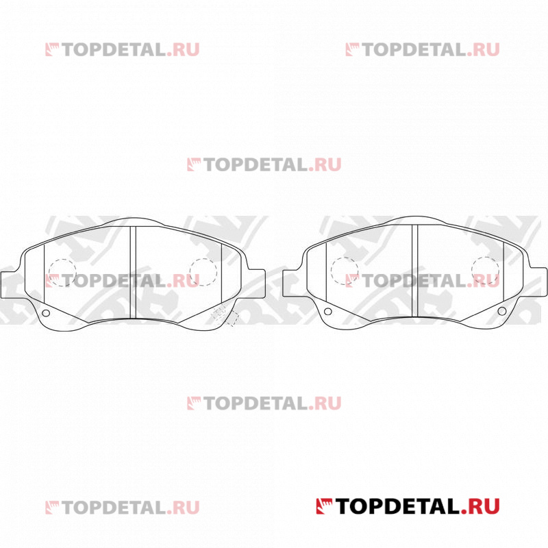 Колодки тормозные TOYOTA AVENSIS 03>/COROLLA VERSO 1.8/2.0D/2.2D пер.