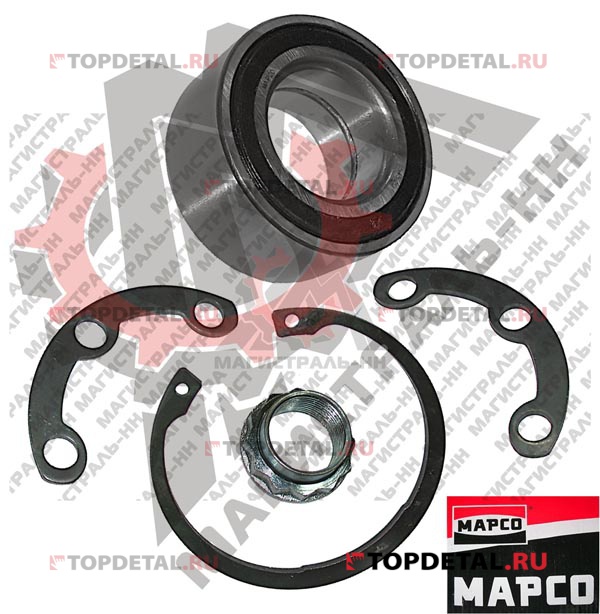 Подшипник задней ступицы MERCEDES W201 190 83-93,W124 85-93 ,W202 C 180-280 (MAPCO)