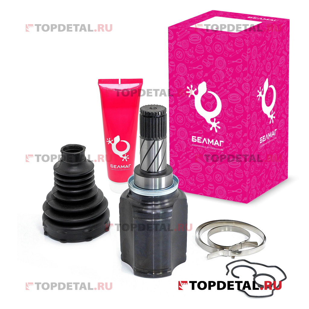 ШРУС внутренний для Vesta (КПП Renault JH3), OEM 8450030512, 8450030513  (БелМаг) BM.0263 купить в интернет-магазине Topdetal.ru