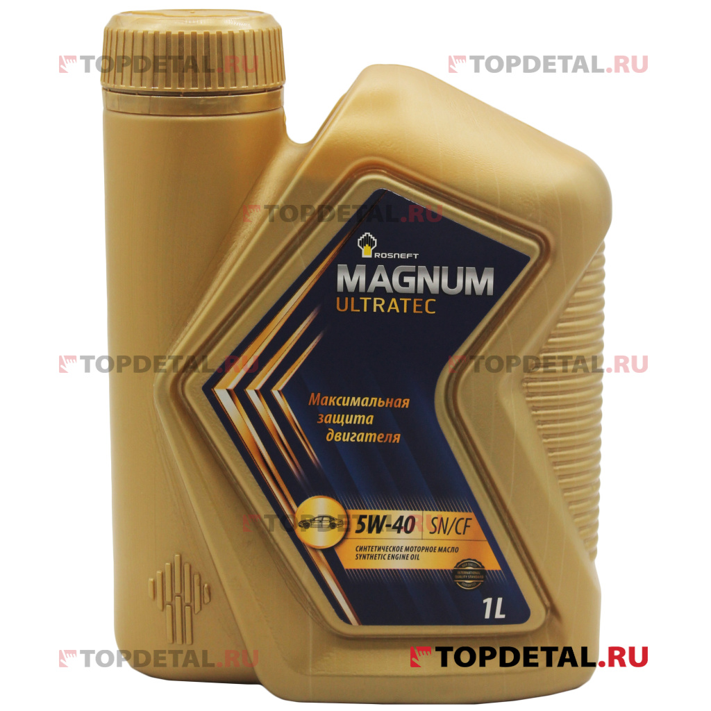 Масло моторное ROSNEFT Magnum Ultratec 5W40, SN/CF, 1л, синтетика