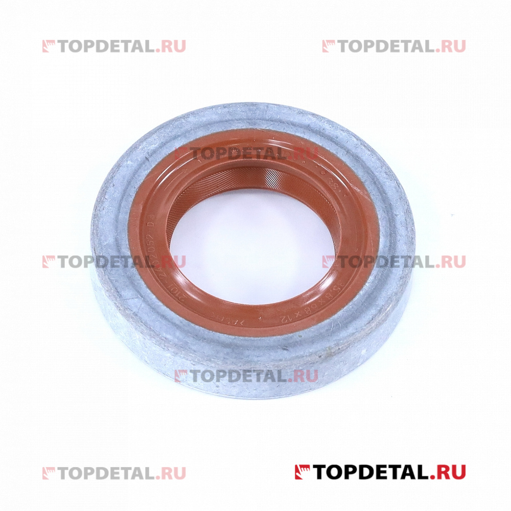 Сальник редуктора заднего моста ВАЗ-2101-07, 2121-21213 (красный ) БРТ