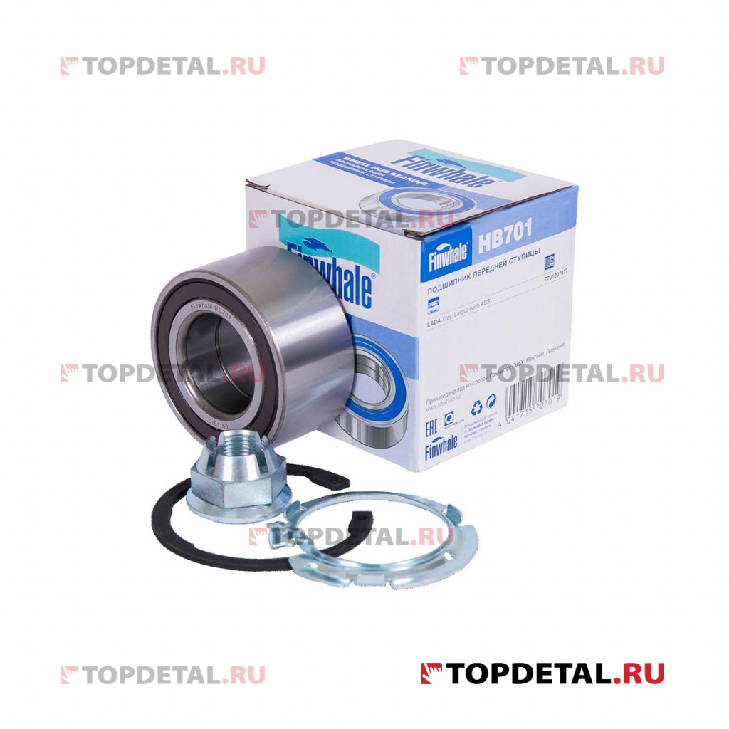Подшипник передней ступицы (ABS) LADA Largus / Xray 7701207677 FINWHALE