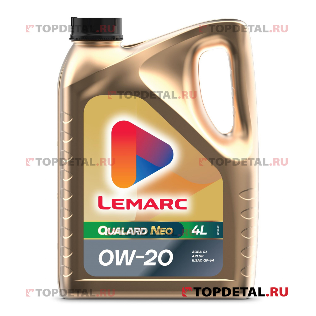 Масло LEMARC моторное QUALARD NEO 0W20 4L (Синтетика)