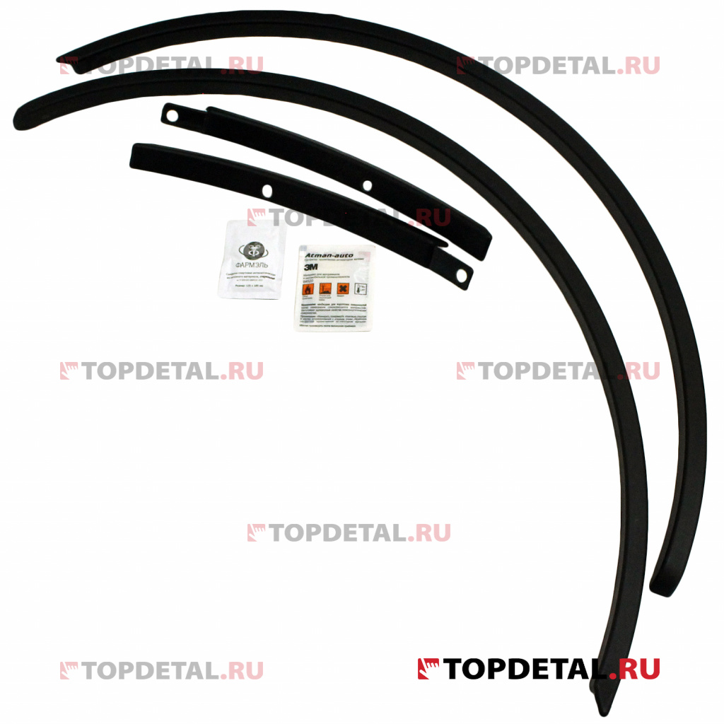 Накладка на арки колес (задние) 4шт.RENAULT LOGAN