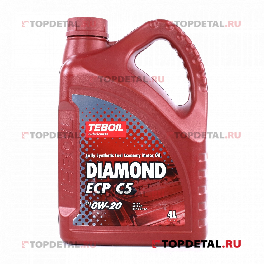 Масло TEBOIL моторное Diamond ECP C5 0W20 4л. (синтетика)