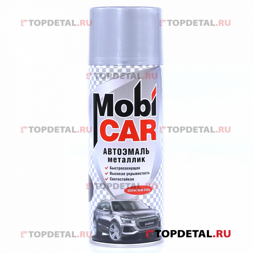 Краска автомобильная металлиз. аэрозоль  MobiCAR, 520 мл, 602 авантюрин