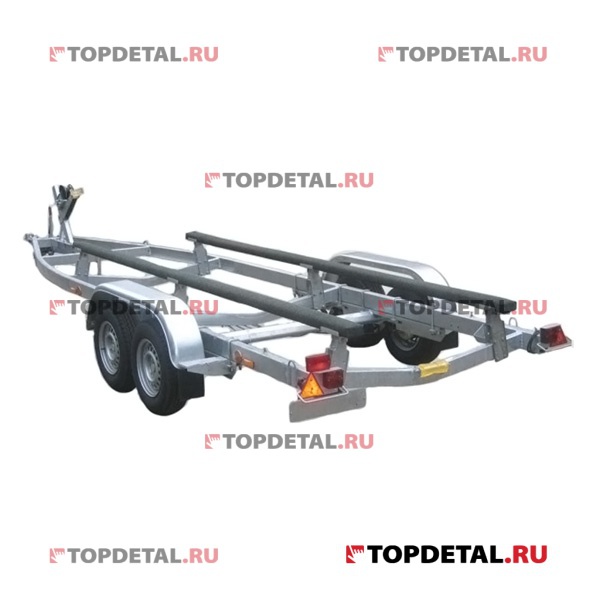 Прицеп рамный д/лодки МЗСА г/п 1850кг 7948х2340х1433 резино-жгутовая.подв., лебедка, антикор.покр.