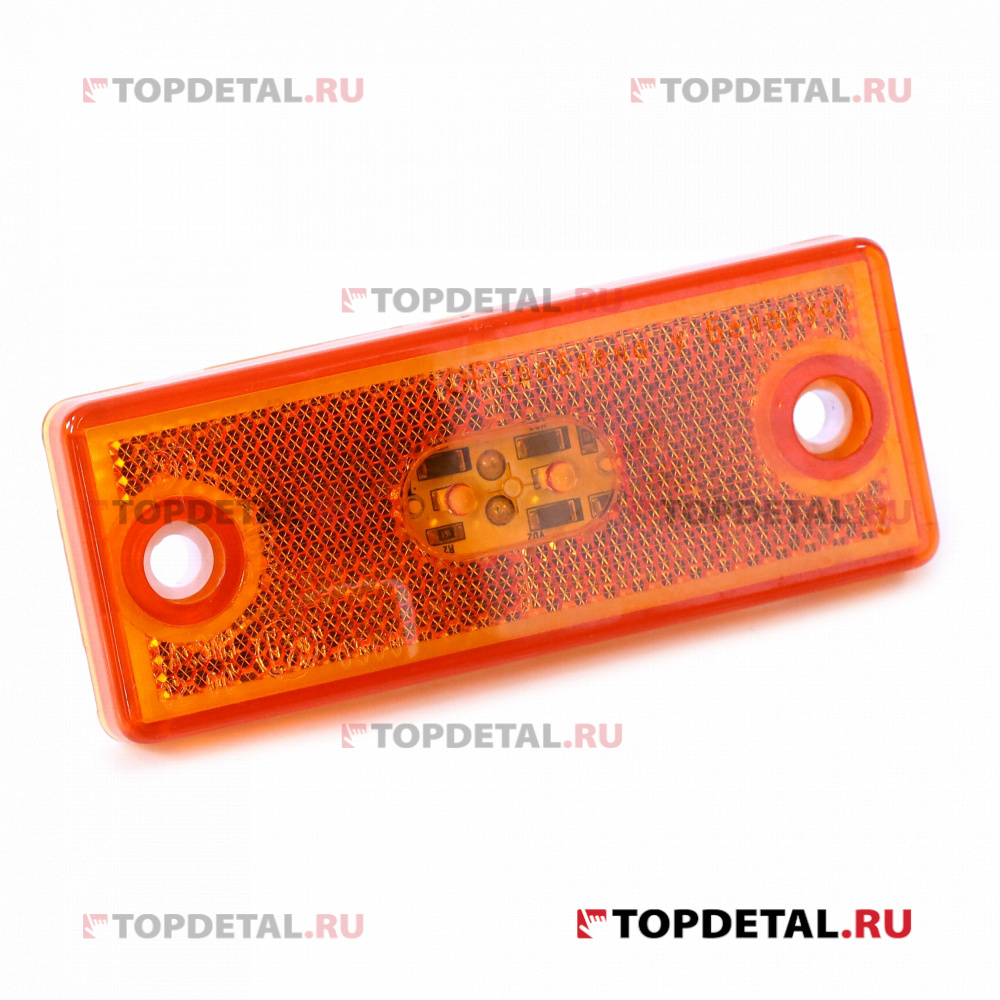 Фонарь габаритный боковой МАЗ(светодиодный,автожелтый) 12/24В РУДЕНСК