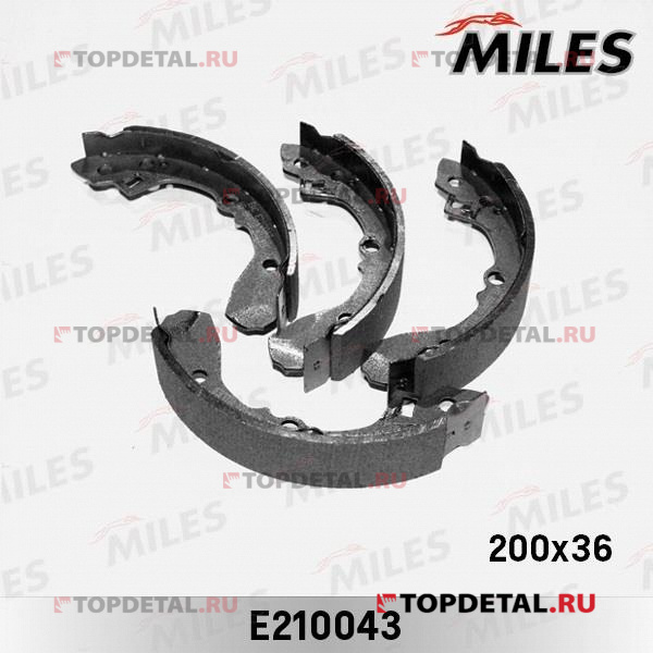 Колодки торм.бар.KIA SPECTRA(ИЖ)/SEPHIA/SHUMA задние (D=200mm)
