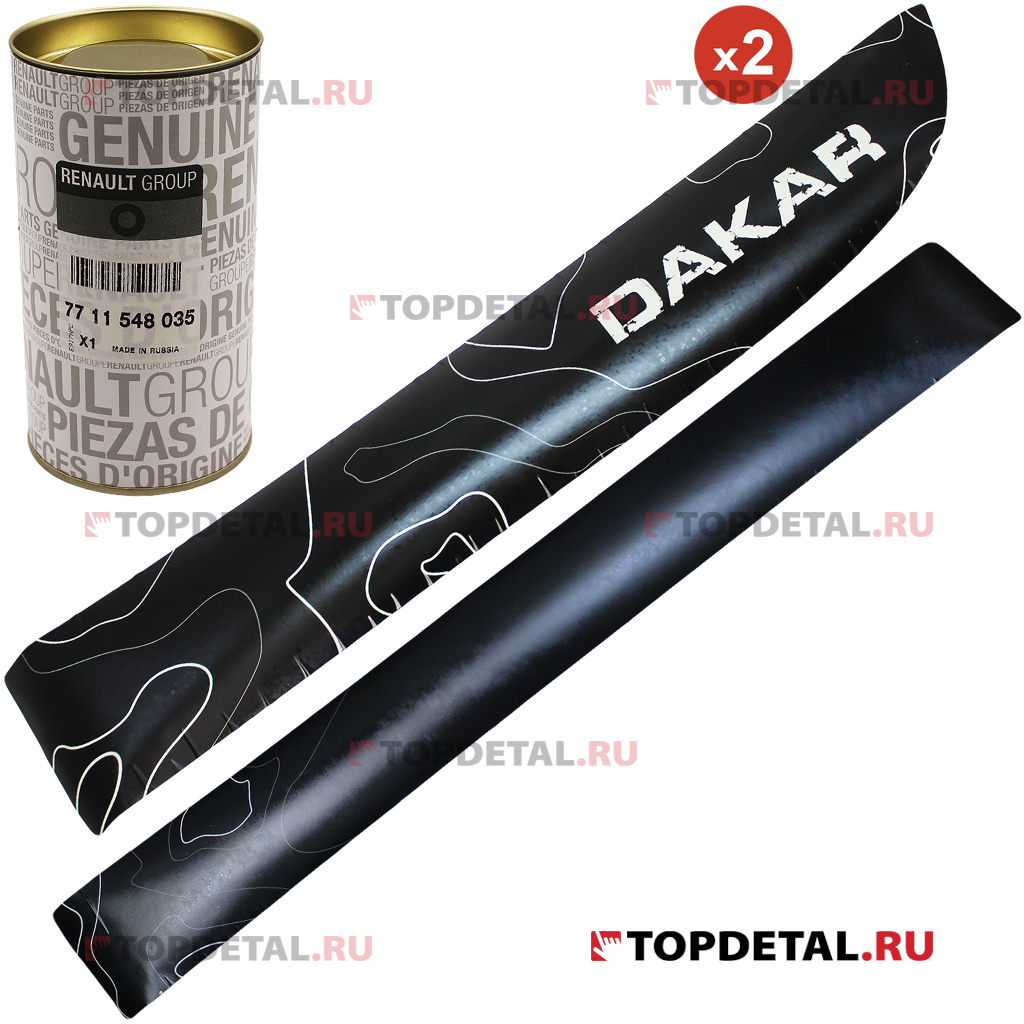 Наклейка DAKAR ( винил)  RENAULT  DUSTER