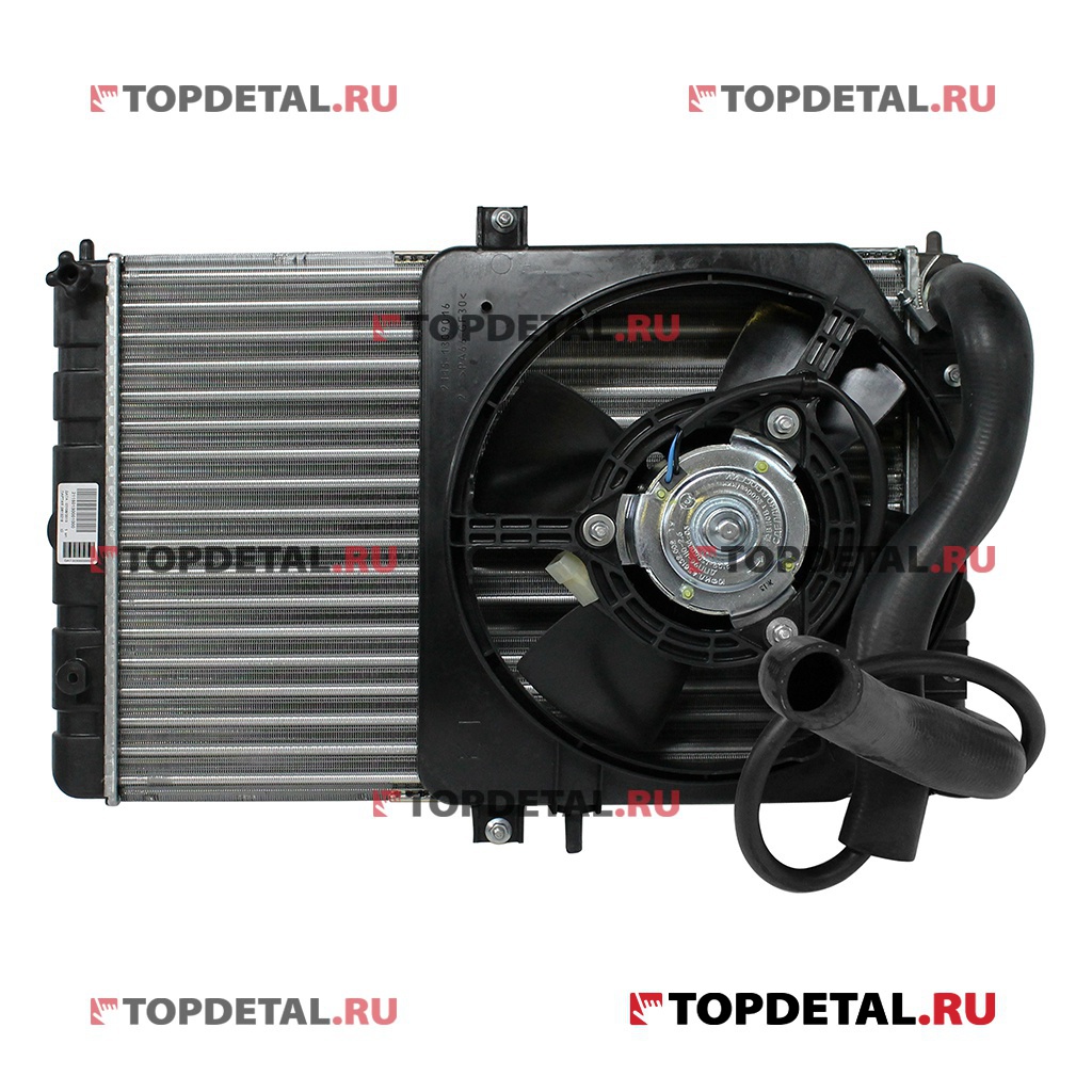 Радиатор охлаждения ВАЗ-2115 с электровентилятором и термодатчиком "VIS"