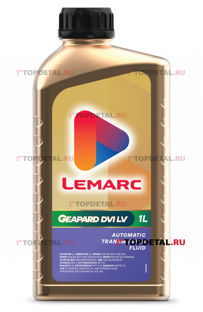 Масло LEMARC трансмиссионное для АКПП GEAPARD DVI LV 1L (Синтетика)