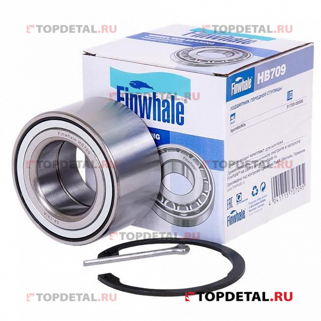 Подшипник передней ступицы Hyundai Solaris (RB) (до 2014 г.в.), Accent II-III FINWHALE