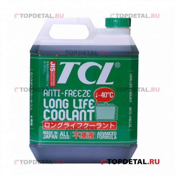 Жидкость охлаждающая "Антифриз" TCL LLC зеленый (Япония) 2 л